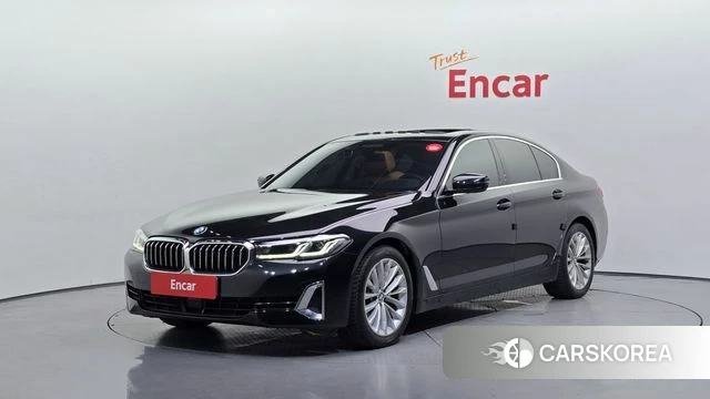 BMW 5 Series (G30) 2022 Черный из Кореи