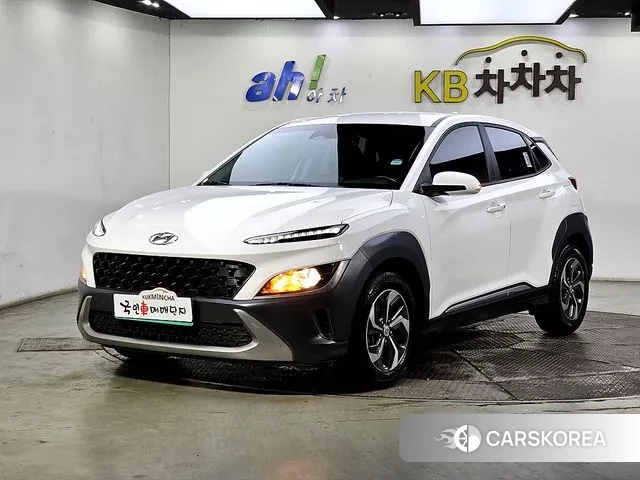 Hyundai The New Kona Hybrid 2021 Белый из Кореи