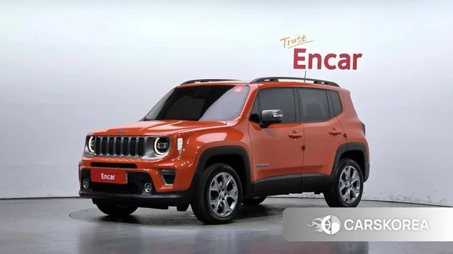 Jeep Renegade 2019 Оранжевый из Кореи