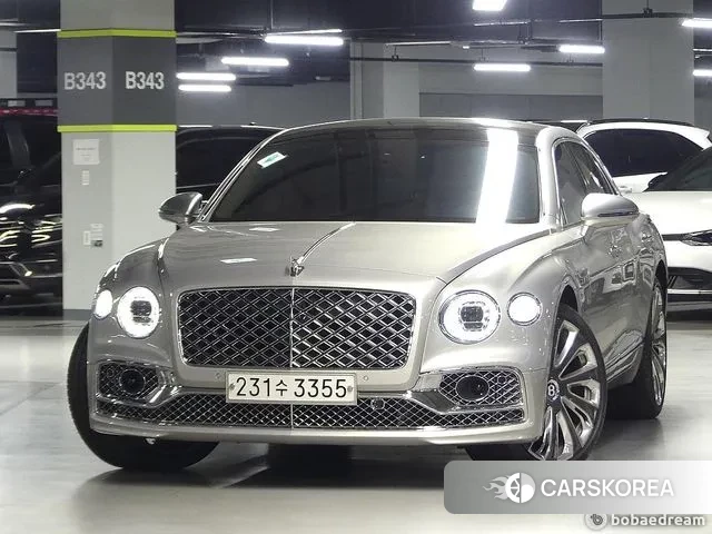 Bentley Flying Spur 3rd Generation 2024 Серебристо-серый из Кореи