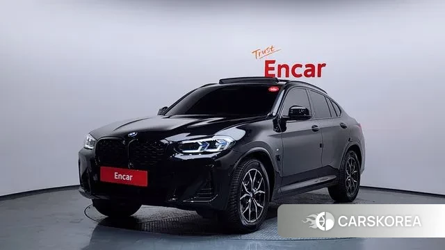 BMW X4 (G02) 2022 Черный из Кореи