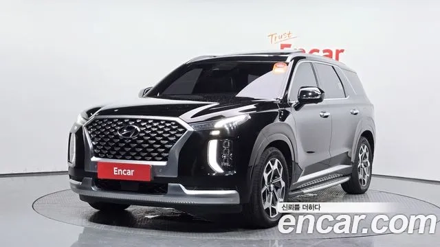 Hyundai Palisade 2021 Черный из Кореи