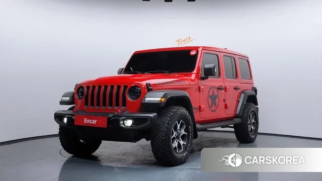 Jeep Wrangler (JL) 2020 Красный из Кореи