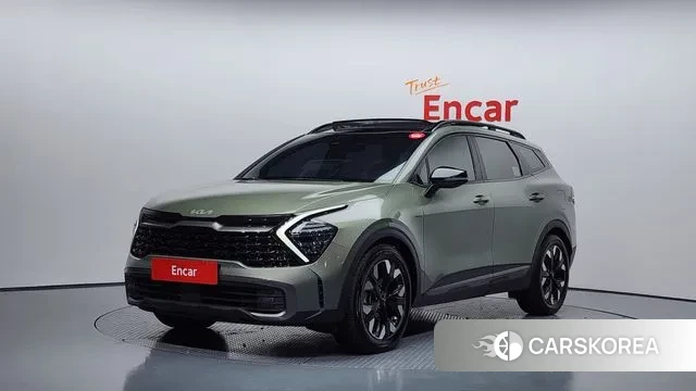 Kia Sportage 5th Generation 2023 Светло-зеленый из Кореи