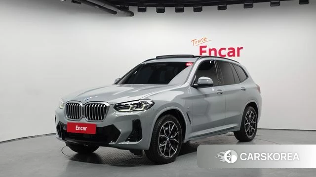 BMW X3 (G01) 2024 Серебристо-серый из Кореи