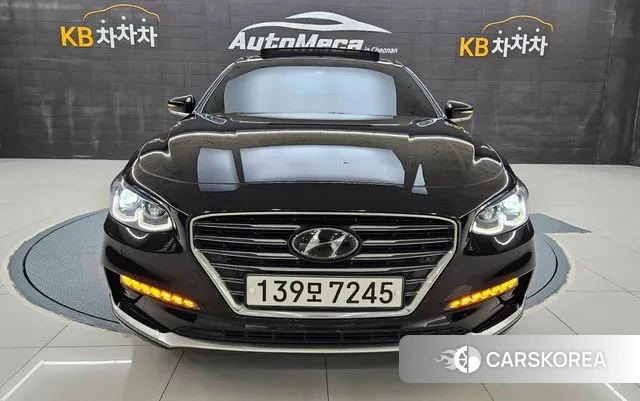 Hyundai Grandeur IG Hybrid 2018 Черный из Кореи