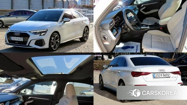 Audi A3 (8Y) 2024 Белый из Кореи