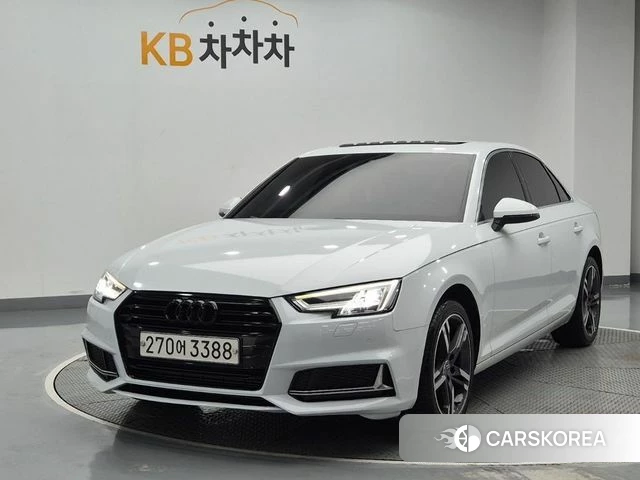 Audi A4 (B9) 2019 Белый из Кореи