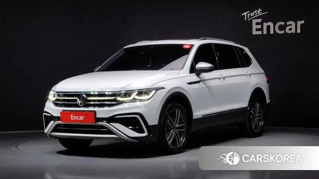 Volkswagen Tiguan Allspace 2024 Белый из Кореи