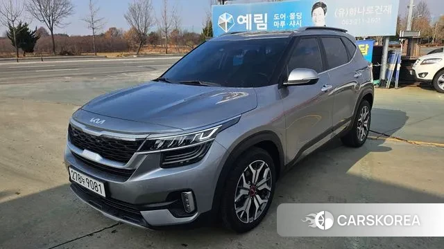 Kia Seltos 2022 Серый из Кореи