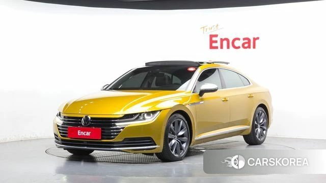 Volkswagen Arteon 2020 Желтый из Кореи