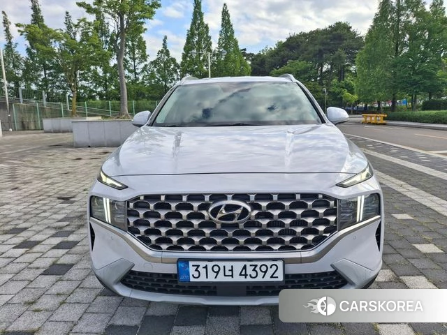 Hyundai The New Santa Fe 2022 Белый из Кореи