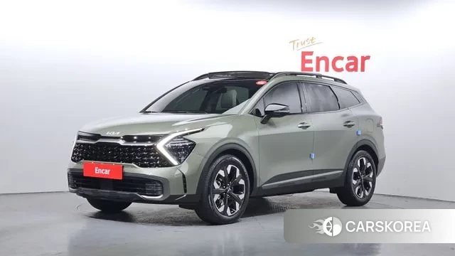 Kia Sportage 5th Generation 2022 Светло-зеленый из Кореи
