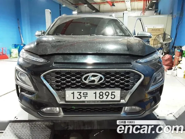 Hyundai Kona 2018 Черный из Кореи