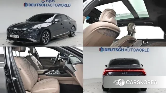 Kia K8 2021 Серый из Кореи