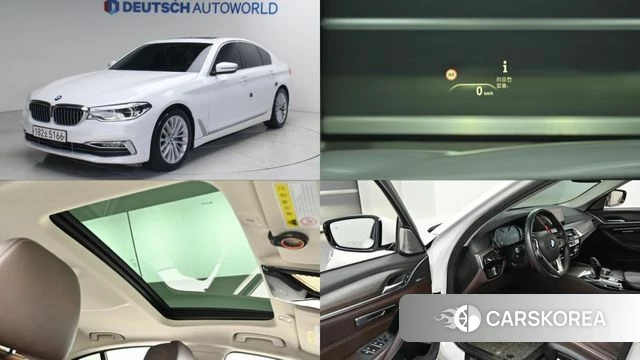 BMW 5 Series (G30) 2018 Белый из Кореи