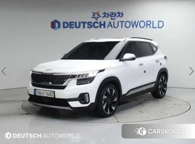 Kia Seltos 2022 Белый из Кореи