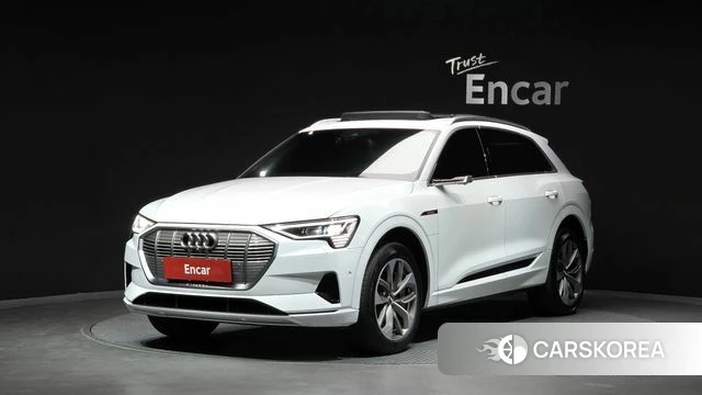 Audi e-Tron 2020 Белый из Кореи