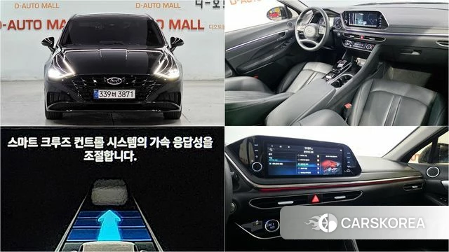 Hyundai Sonata (DN8) 2021 Черный из Кореи