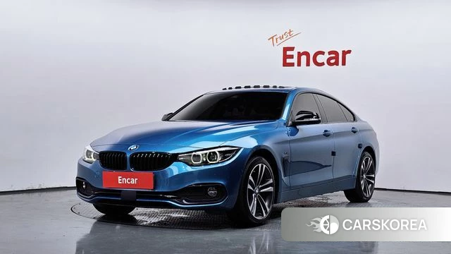 BMW 4 Series (F32) 2020 Синий из Кореи