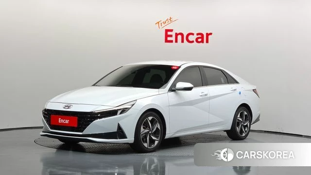 Hyundai Avante (CN7) 2022 Белый из Кореи