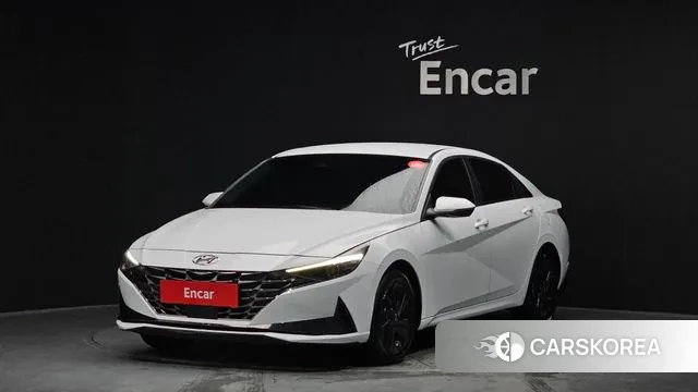 Hyundai Avante Hybrid (CN7) 2022 Белый из Кореи