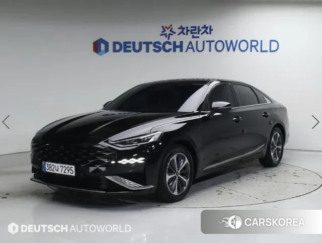 Kia K8 Hybrid 2022 Черный из Кореи
