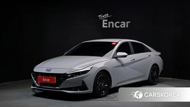 Hyundai Avante Hybrid (CN7) 2022 Серебристо-серый из Кореи