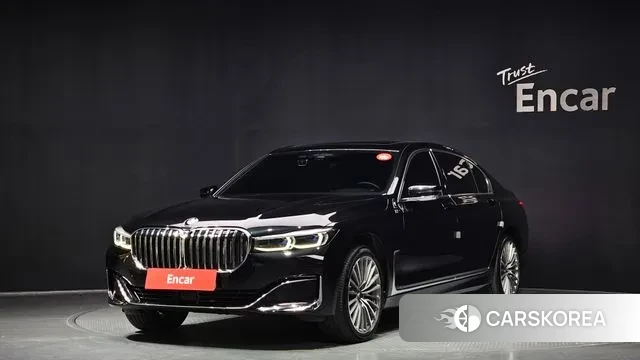 BMW 7 Series (G11) 2021 Черный из Кореи