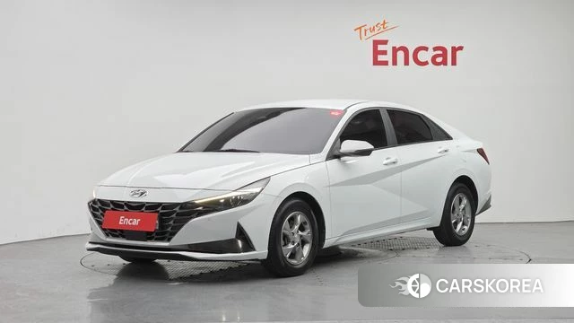 Hyundai Avante (CN7) 2020 Белый из Кореи