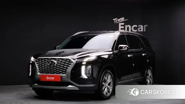 Hyundai Palisade 2021 Черный из Кореи