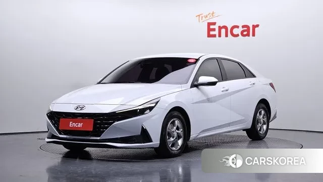 Hyundai Avante (CN7) 2020 Белый из Кореи