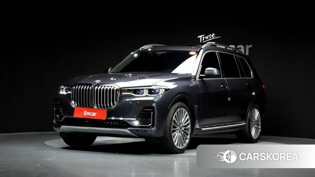 BMW X7 (G07) 2021 Серый из Кореи