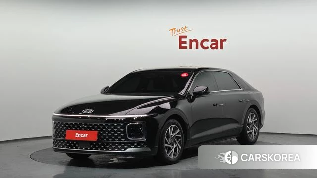 Hyundai Grandeur Hybrid (GN7) 2023 Черный из Кореи