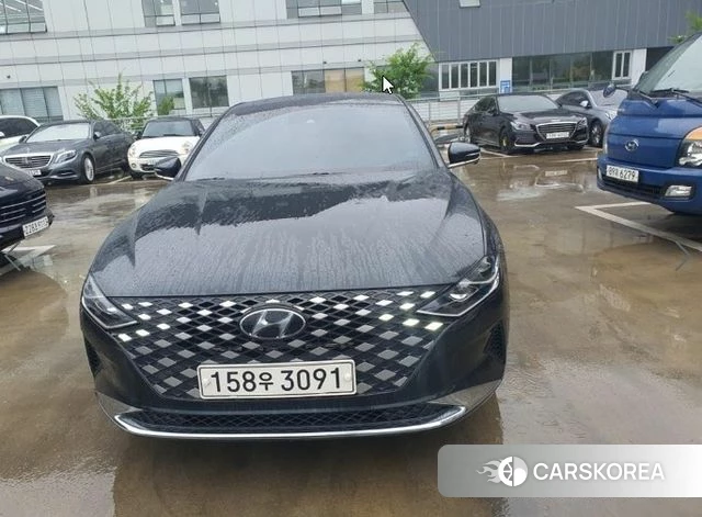 Hyundai The New Grandeur IG Hybrid 2020 Черный из Кореи