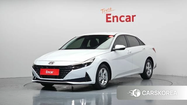 Hyundai Avante (CN7) 2020 Белый из Кореи