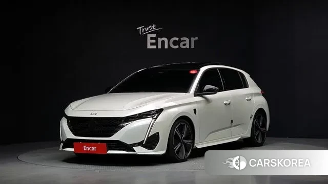 Peugeot 308 Third generation 2022 Белый из Кореи