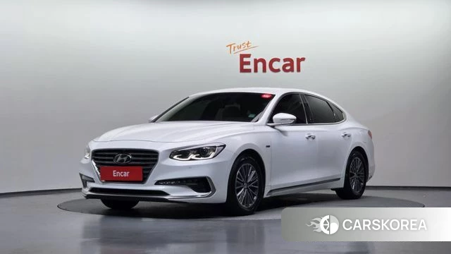 Hyundai Grandeur IG Hybrid 2018 Белый из Кореи