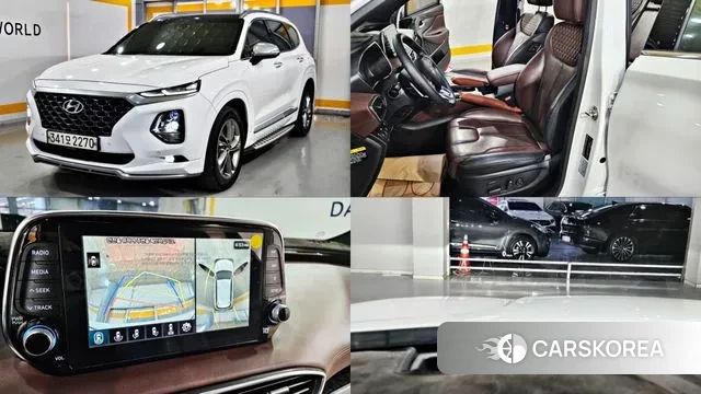 Hyundai Santa Fe TM 2020 Белый из Кореи