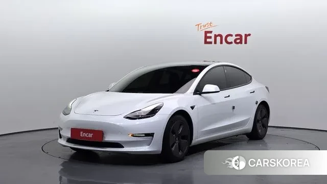 Tesla Model 3 2021 Белый из Кореи