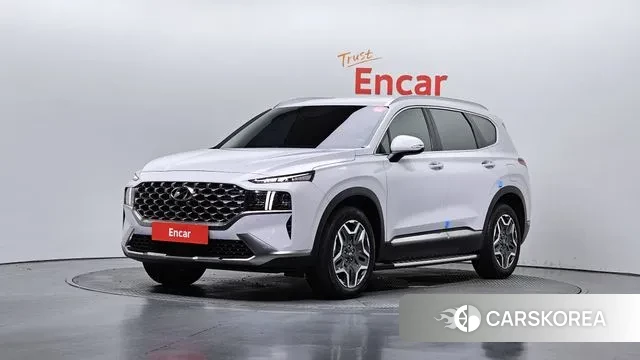 Hyundai The New Santa Fe 2023 Белый из Кореи