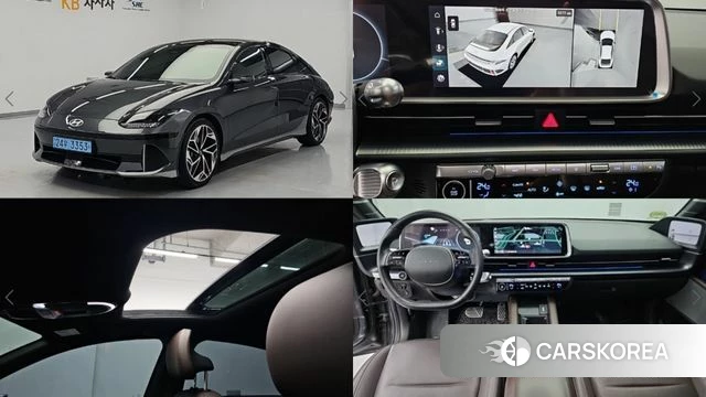 Hyundai Ionic 6 2022 Черный из Кореи