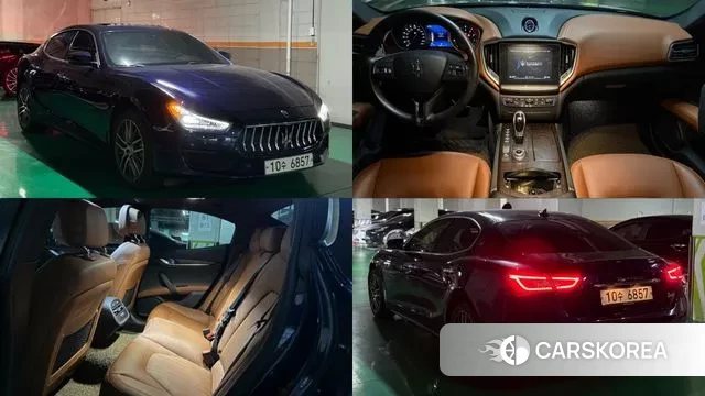 Maserati Ghibli 2018 Синий из Кореи