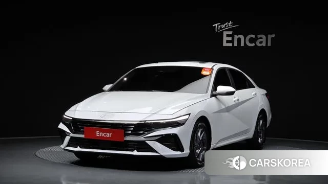 Hyundai The New Avante (CN7) 2023 Белый из Кореи