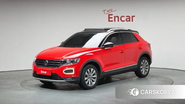 Volkswagen T-Roc 2022 Красный из Кореи