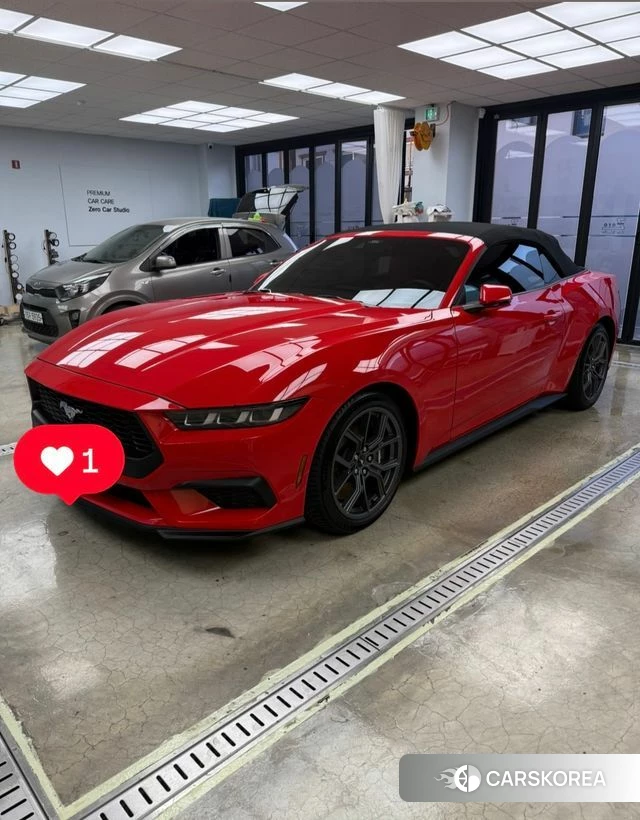 Ford Mustang 7th Generation 2024 Красный из Кореи