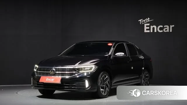 Volkswagen 7th Generation of Jetta 2023 Черный из Кореи