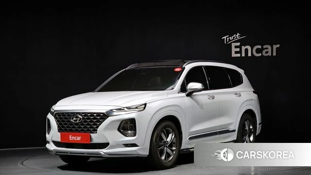 Hyundai Santa Fe TM 2019 Белый из Кореи