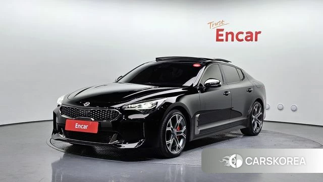 Kia Stinger 2018 Черный из Кореи