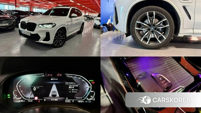 BMW X3 (G01) 2022 Белый из Кореи